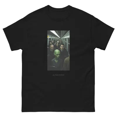 T-Shirt subway alien