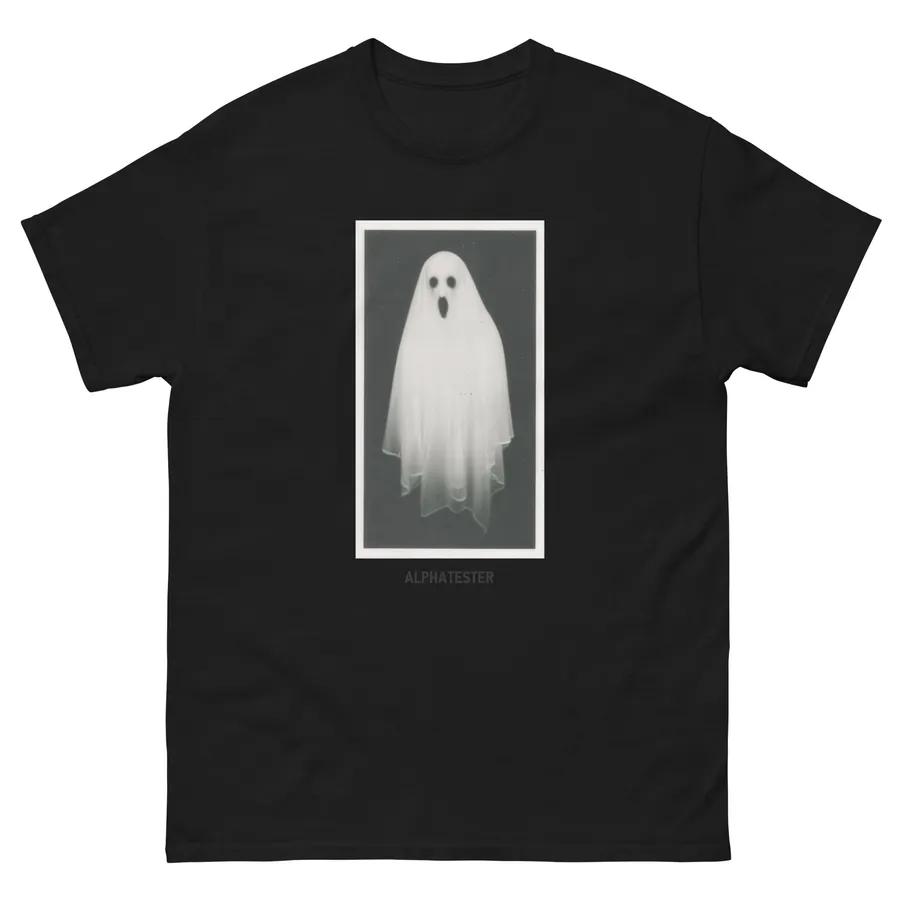 T-shirt ghost in Black