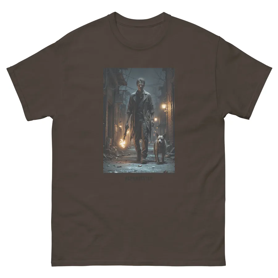 T-shirt Zombie in Dark Chocolate