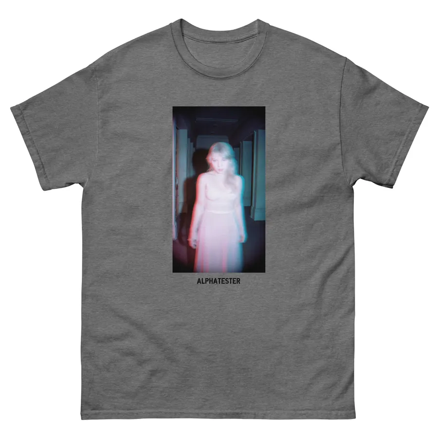 T-shirt ghost girl in Graphite Heather