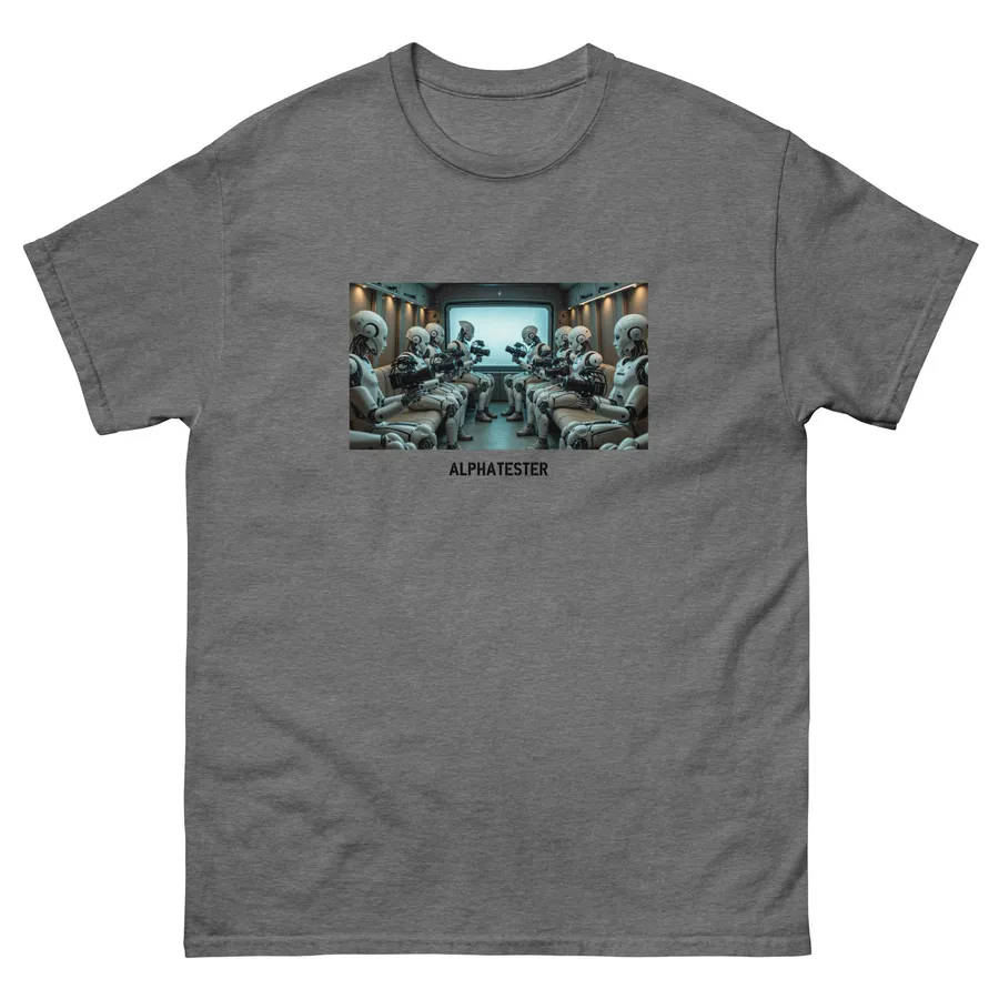 T-Shirt crew in Graphite Heather
