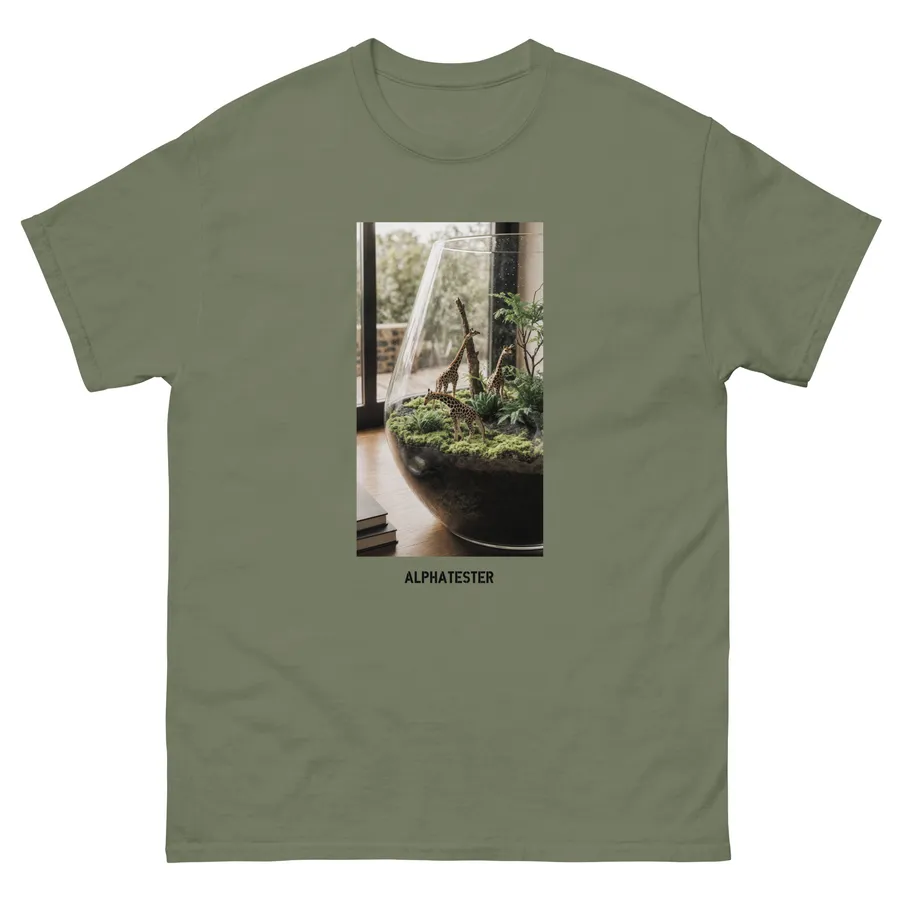 T-shirt small safari in Military Green