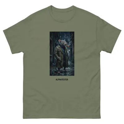 T-Shirt detective mouse