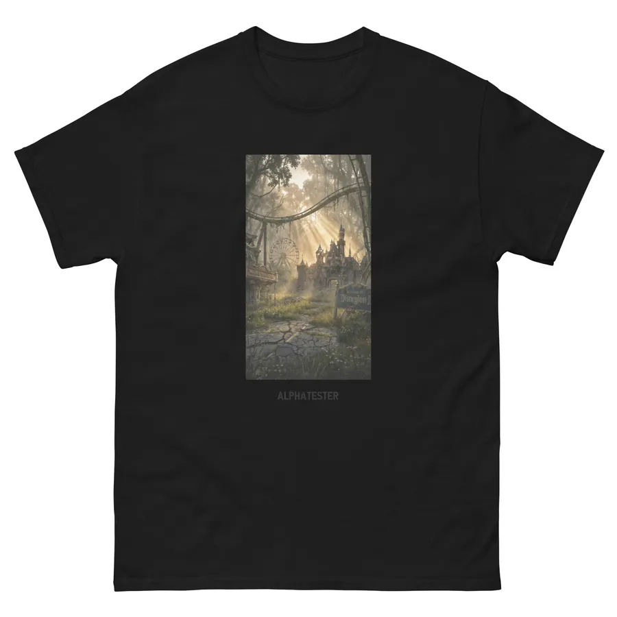 T-shirt lostplace in Black