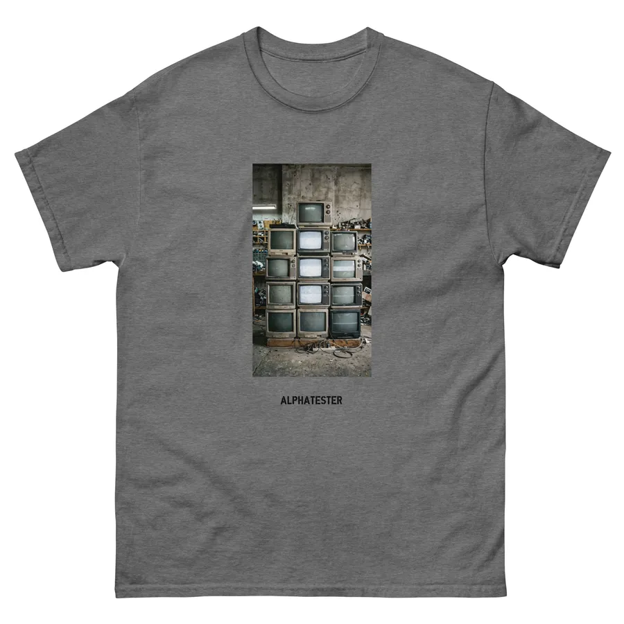 T-shirt tv crash in Graphite Heather
