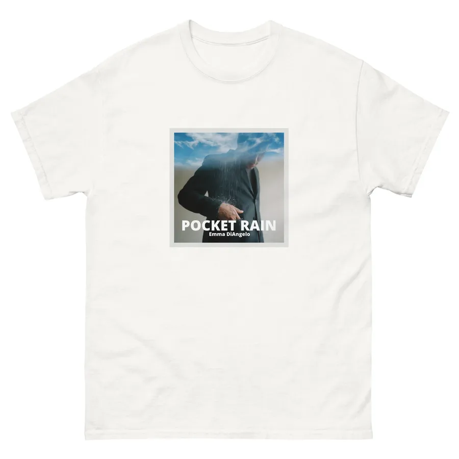 T-Shirt Emma DiAngelo | Pocket Rain in Weiß