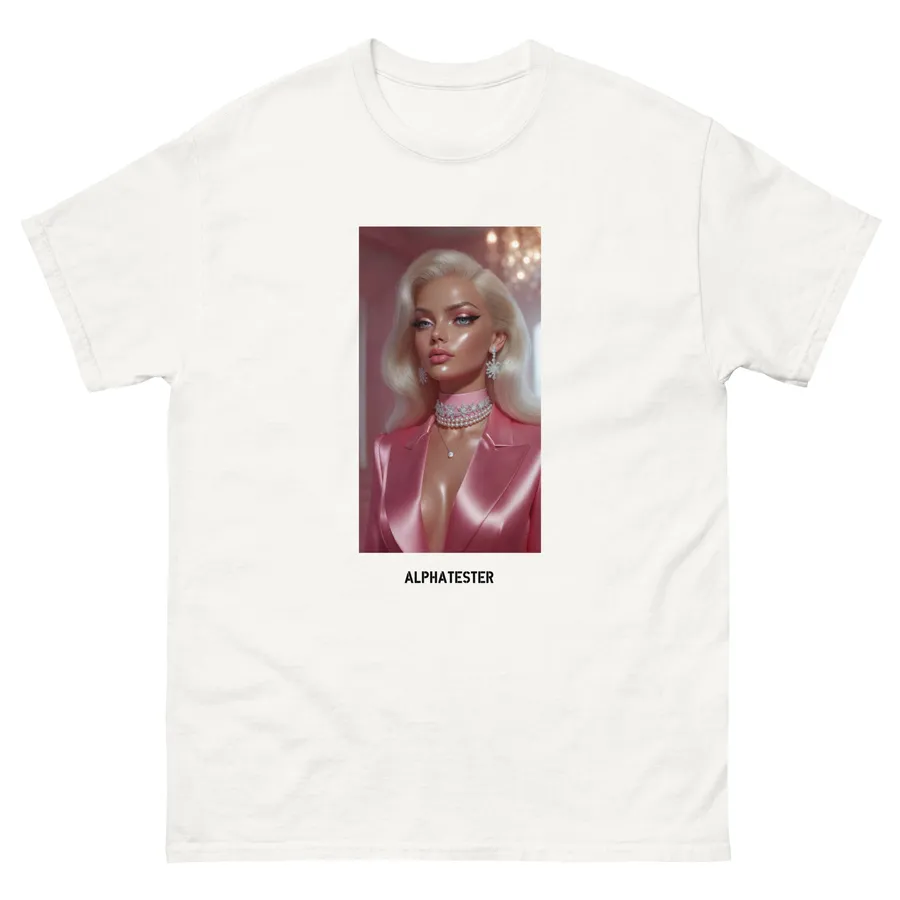 T-shirt glamour babe in White