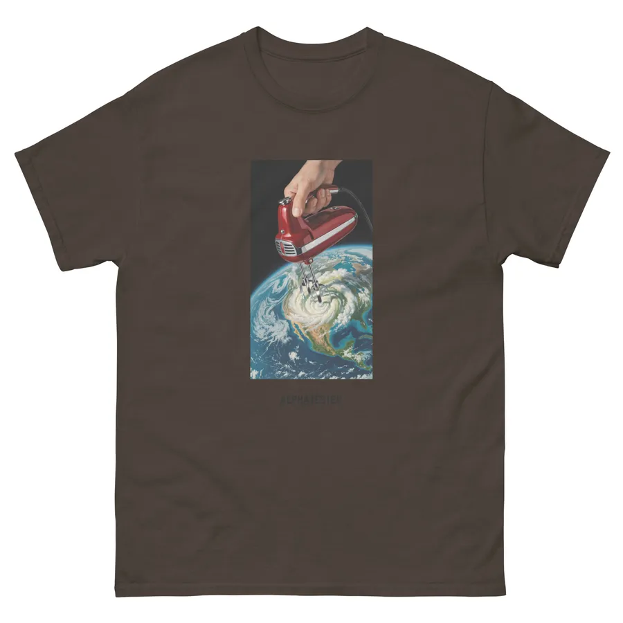 T-shirt earth shake in Dark Chocolate