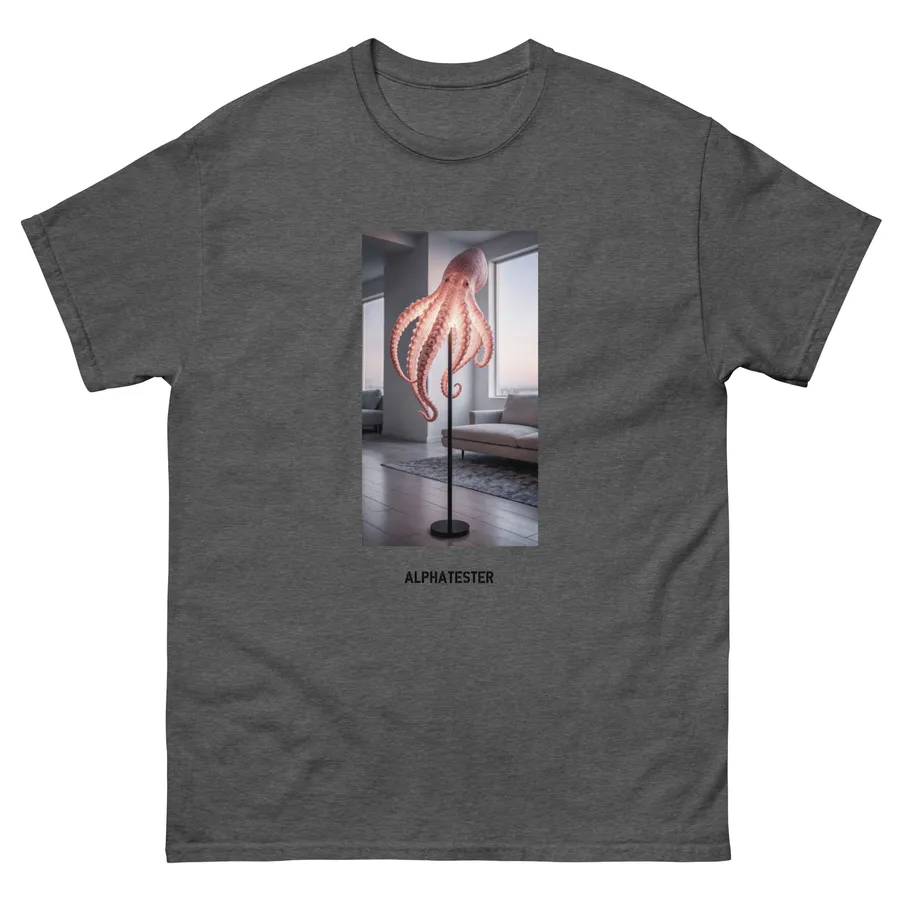 T-shirt tentacle glow in Dark Heather