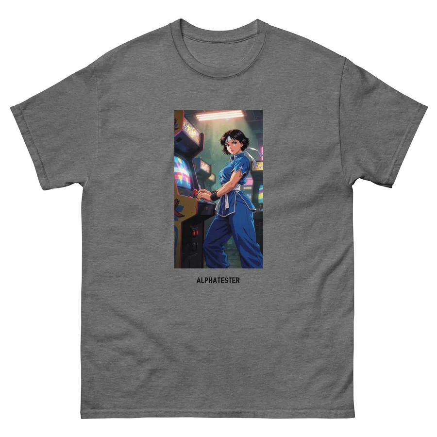 T-Shirt kung fu in Graphite Heather