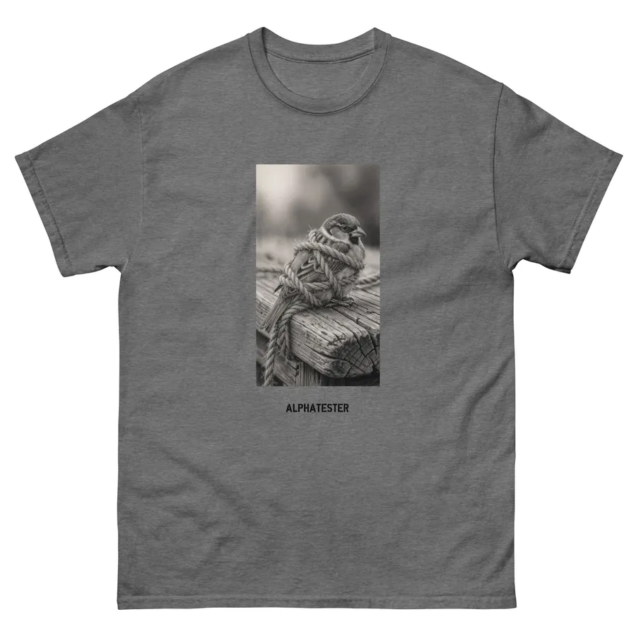 T-shirt sparrow in Graphite Heather