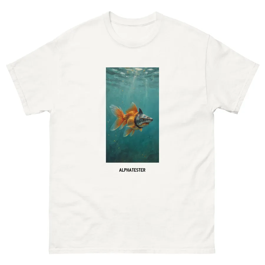 T-shirt sharkfish in White