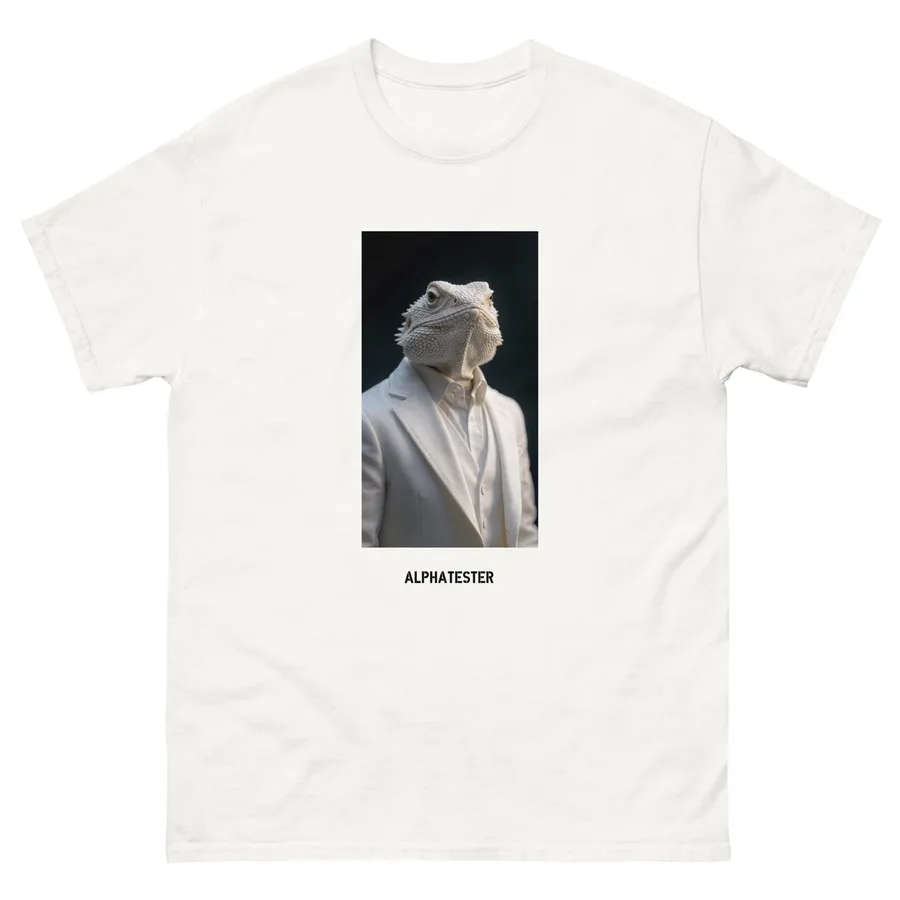 T-shirt mr lizard in White