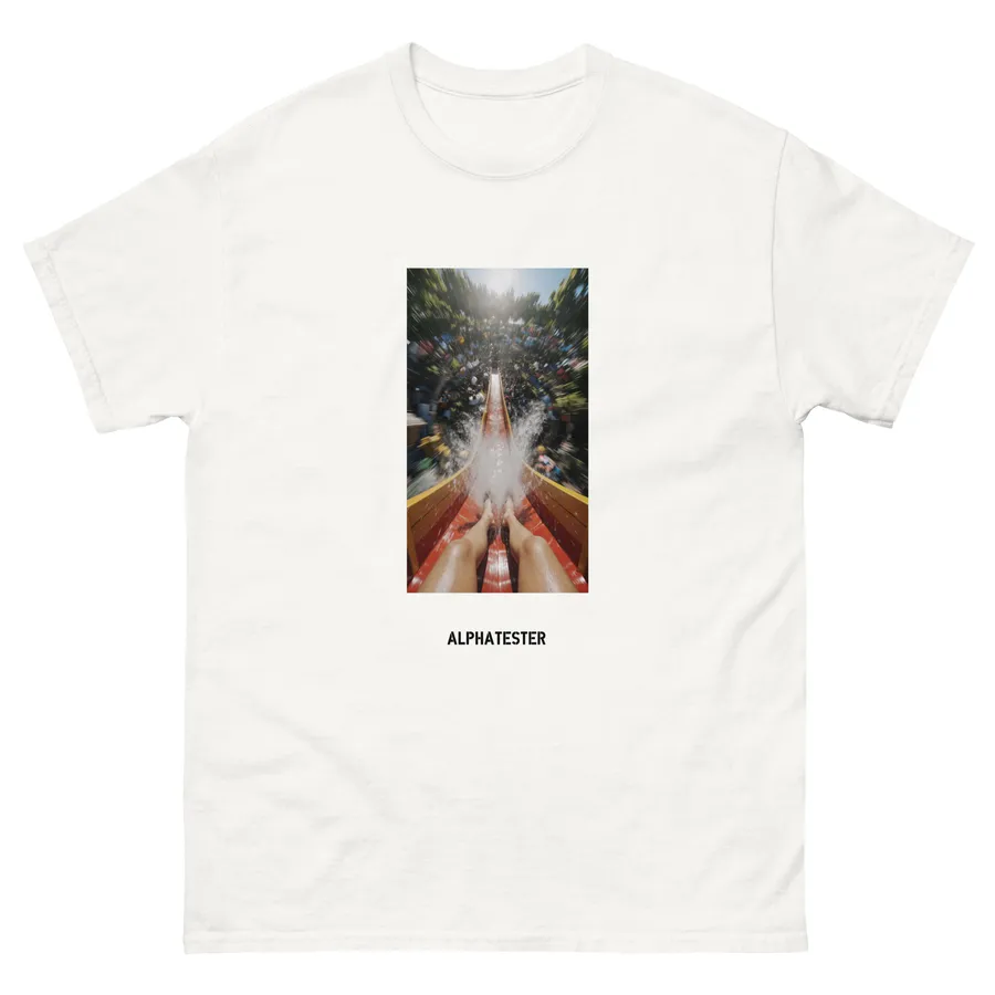 T-shirt slide in White