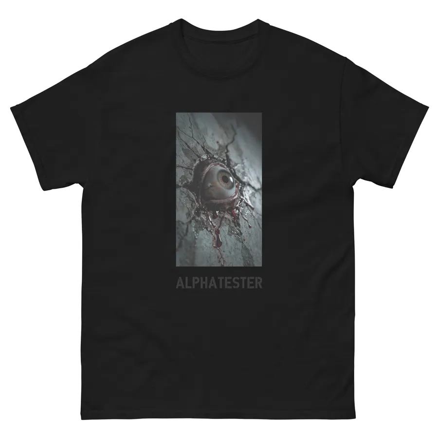 T-Shirt icu in Schwarz