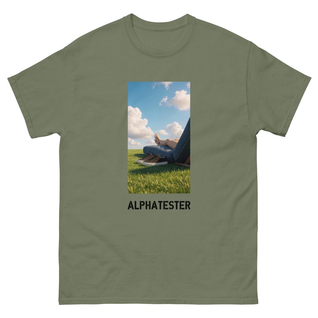 ALPHATESTER barefoot solitude T-Shirt