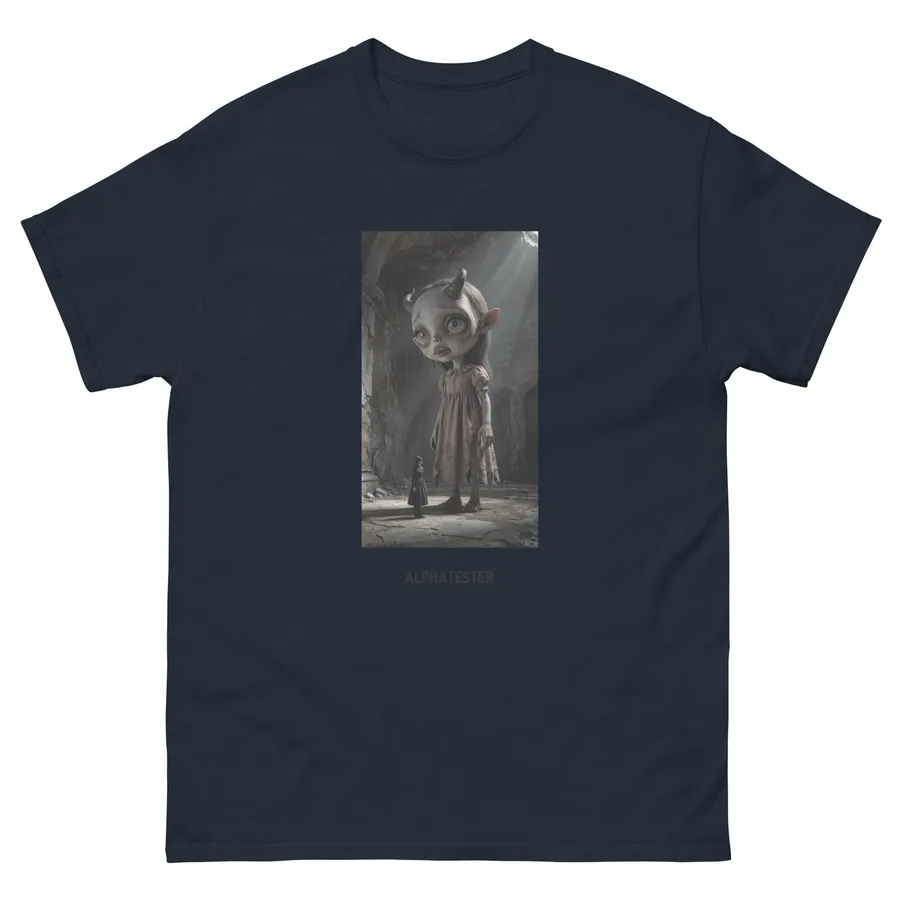 T-Shirt little monster in Navy