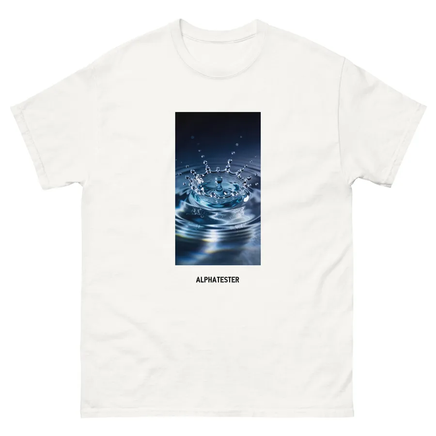 T-shirt splash in White