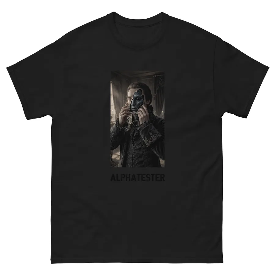 T-Shirt ai slop short in Schwarz