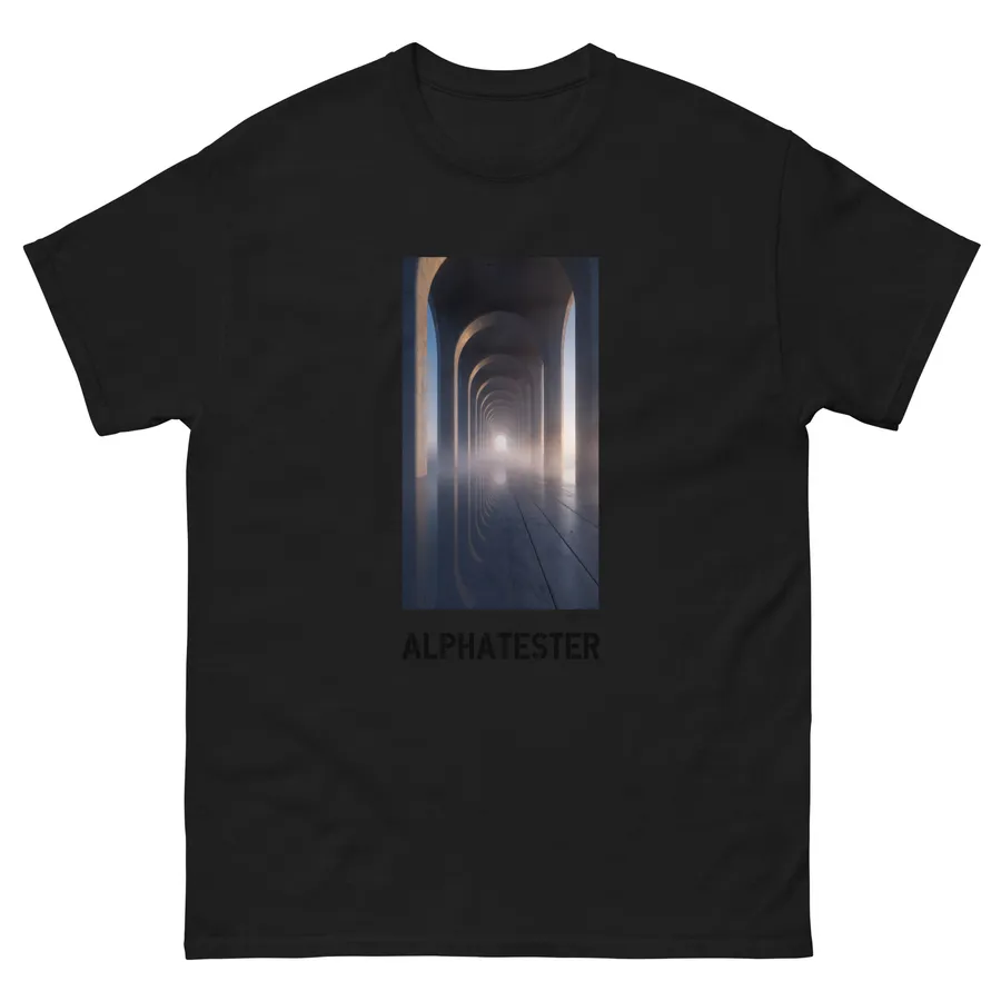 T-Shirt endless in Schwarz