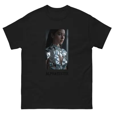 T-Shirt futuristic reflection