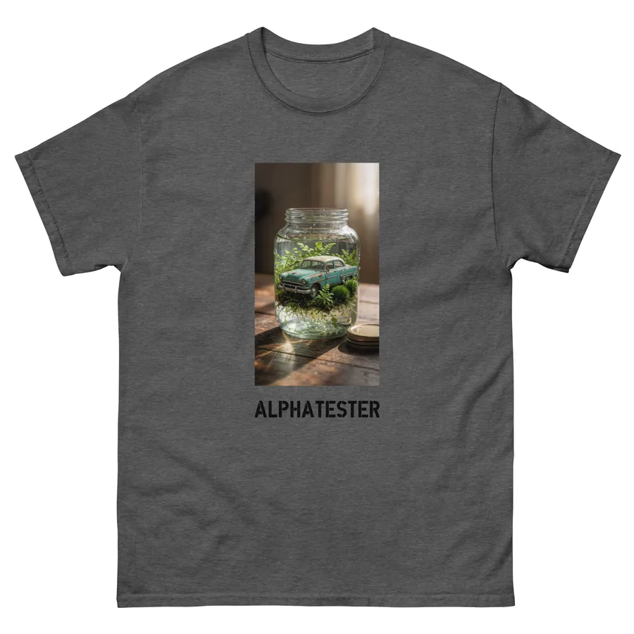 T-Shirt glass jar dreams in Dunkles Heather