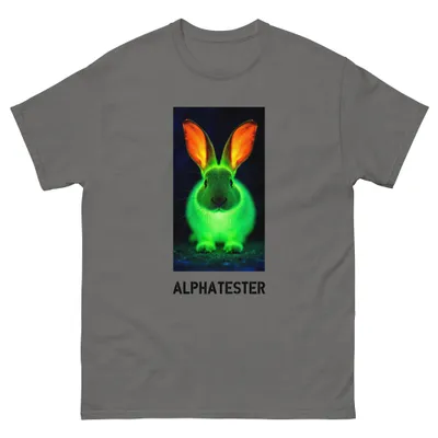 T-Shirt glowing rabbit