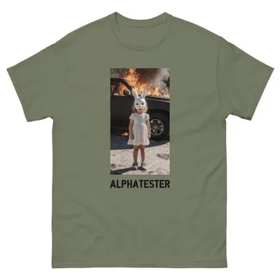 T-Shirt rabbit fire girl