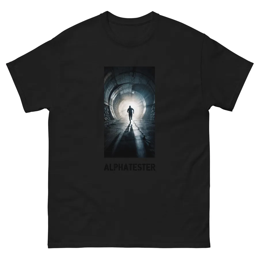 T-Shirt running in Schwarz
