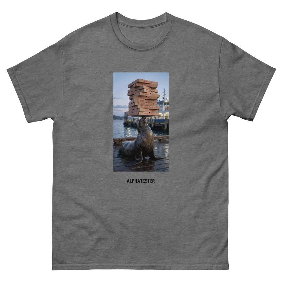 T-shirt seal balancing in Graphite Heather