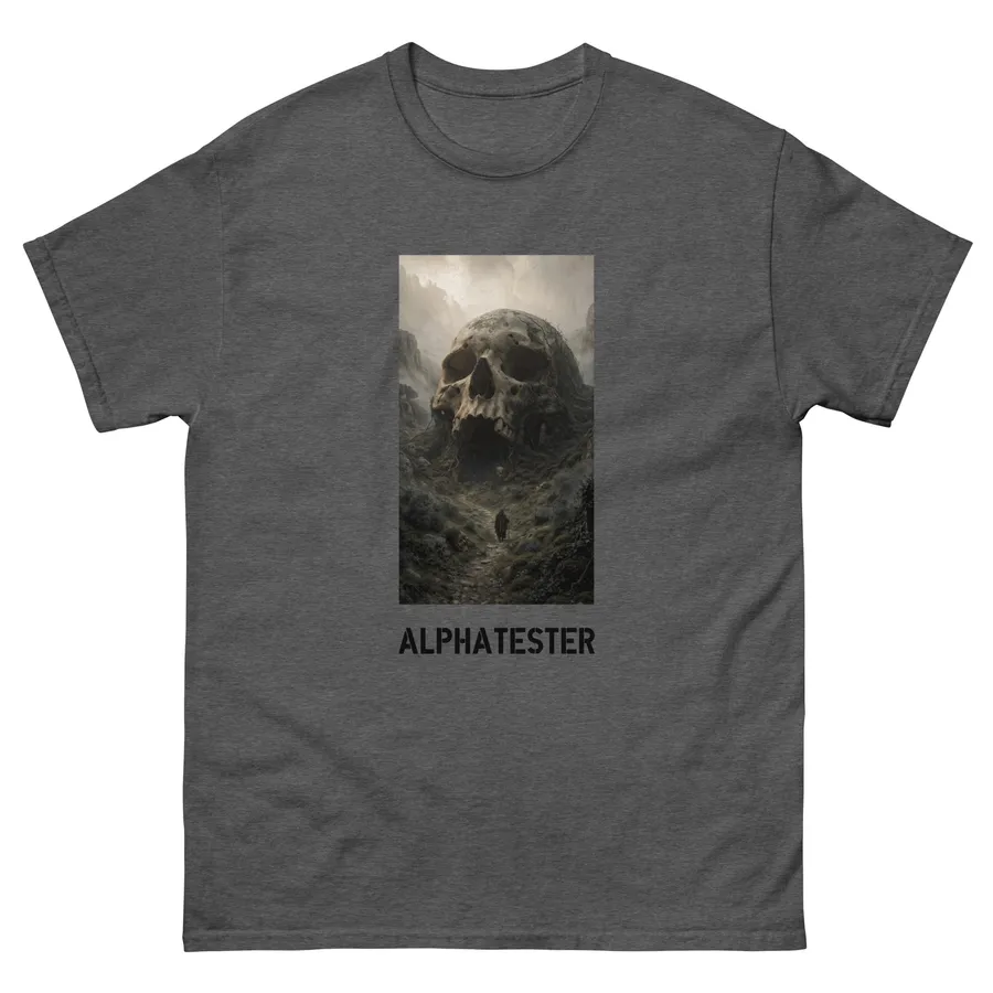 T-Shirt skull island in Dunkles Heather
