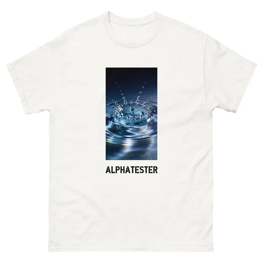 T-Shirt splash in Weiß