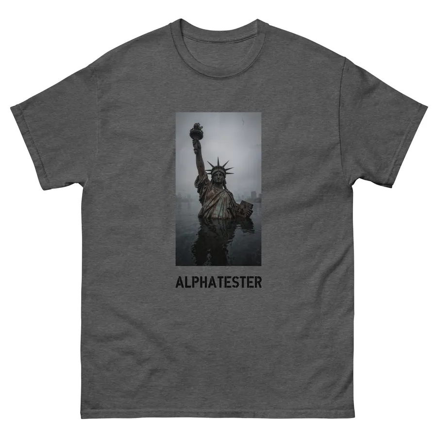 T-Shirt submerged in Dunkles Heather