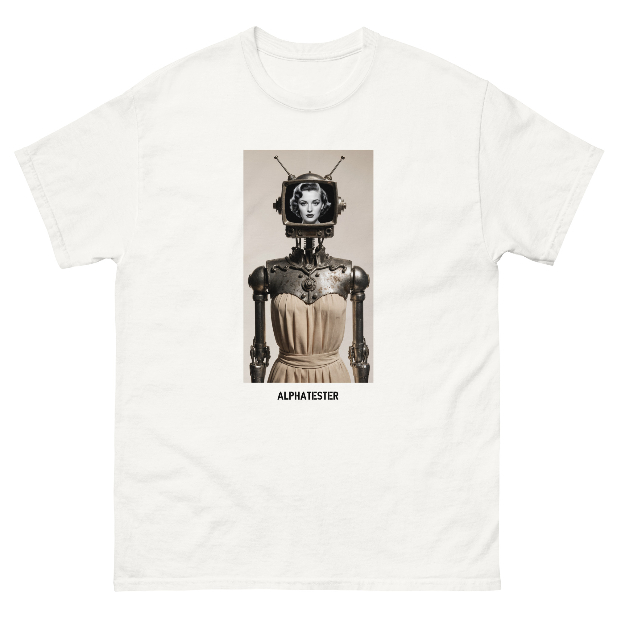 ALPHATESTER 50s robot T-Shirt