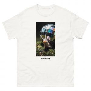ALPHATESTER disco snail T-Shirt