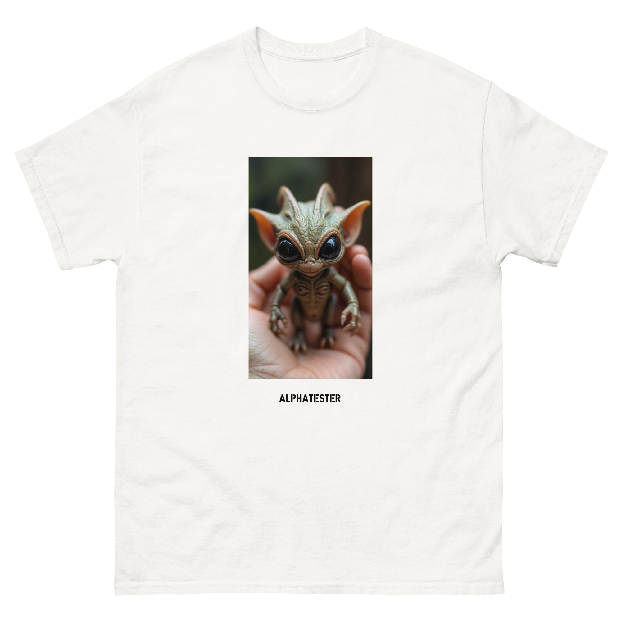ALPHATESTER mini alien T-Shirt