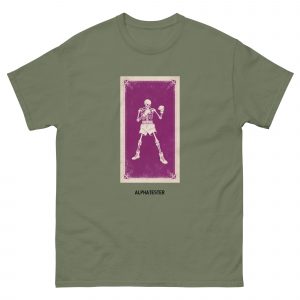 ALPHATESTER skeleton boxer T-Shirt