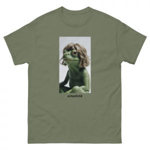 ALPHATESTER frog with a wig T-Shirt