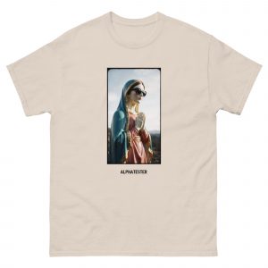 ALPHATESTER Mary in shades T-Shirt