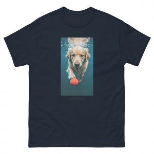 ALPHATESTER underwater dog T-Shirt