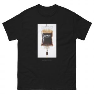 ALPHATESTER coffee drip T-Shirt