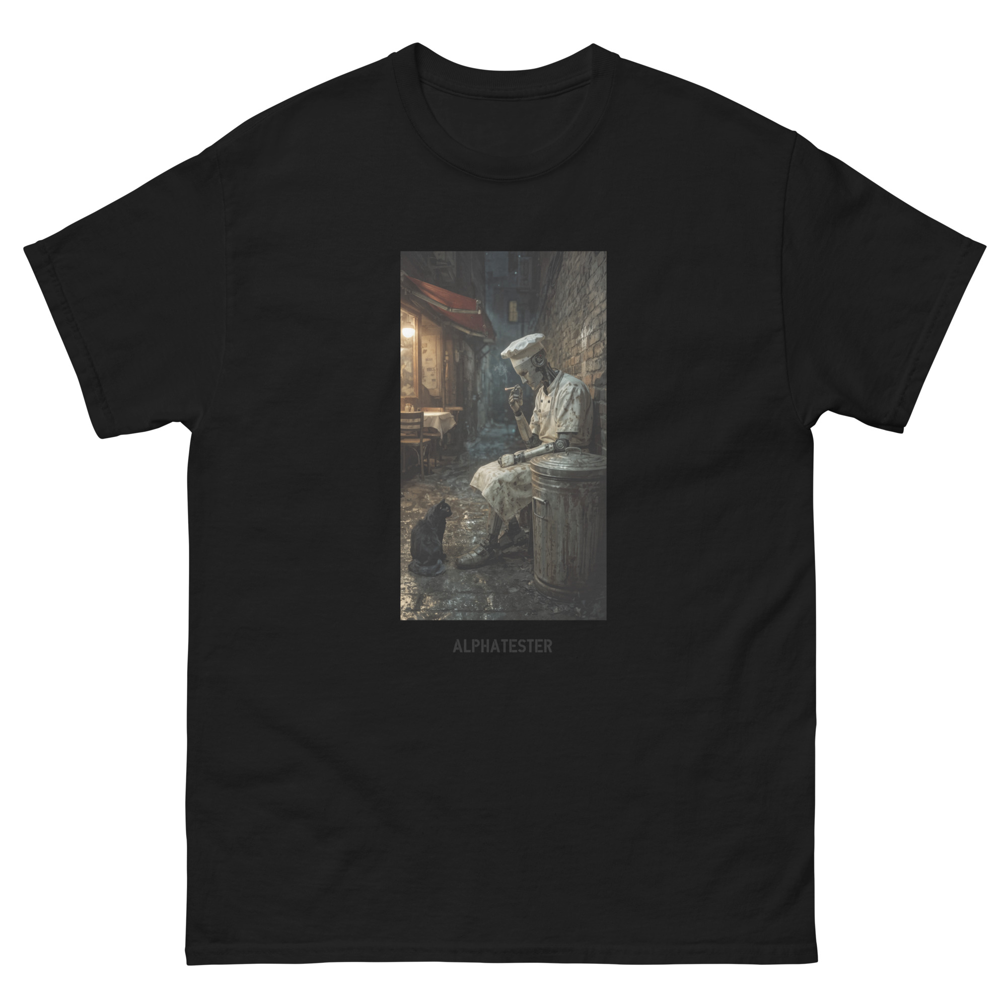 ALPHATESTER sad cook T-Shirt – Bild 2