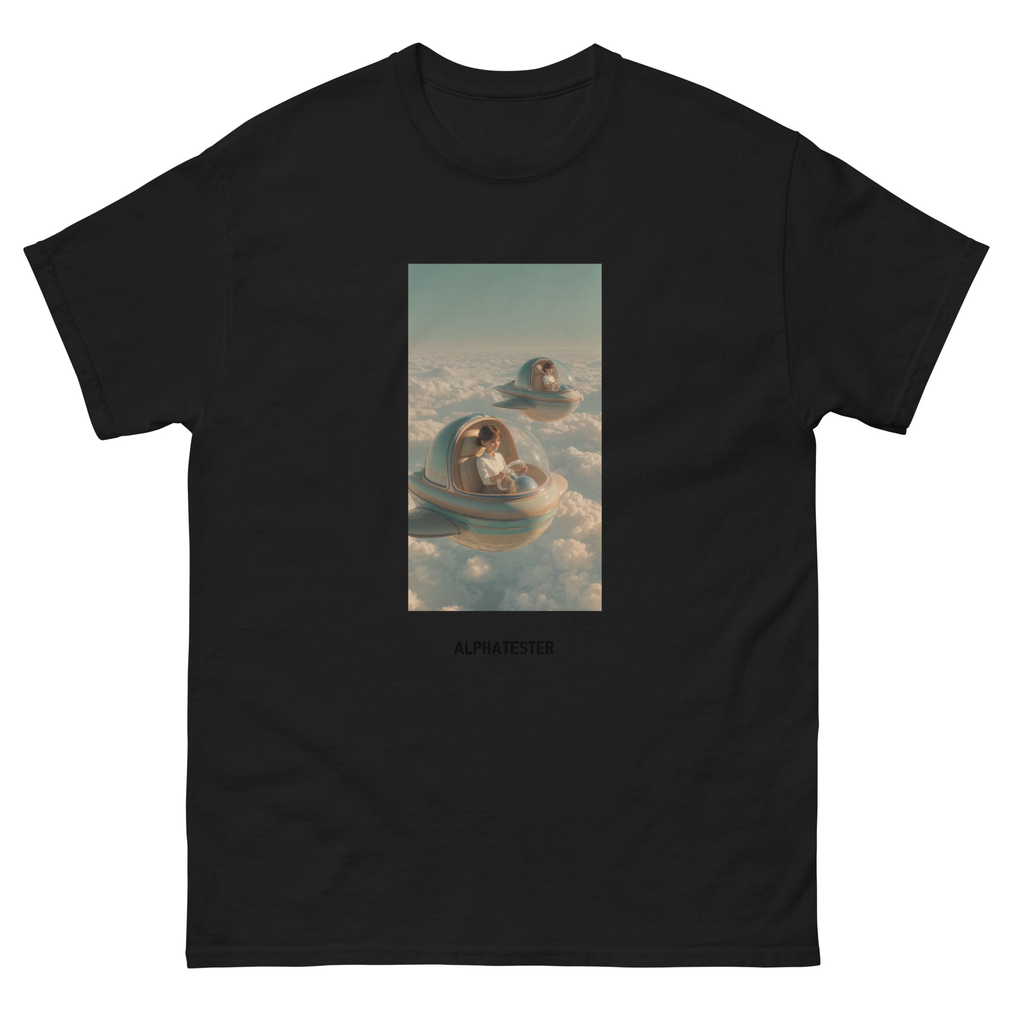 ALPHATESTER over the clouds T-Shirt – Bild 2