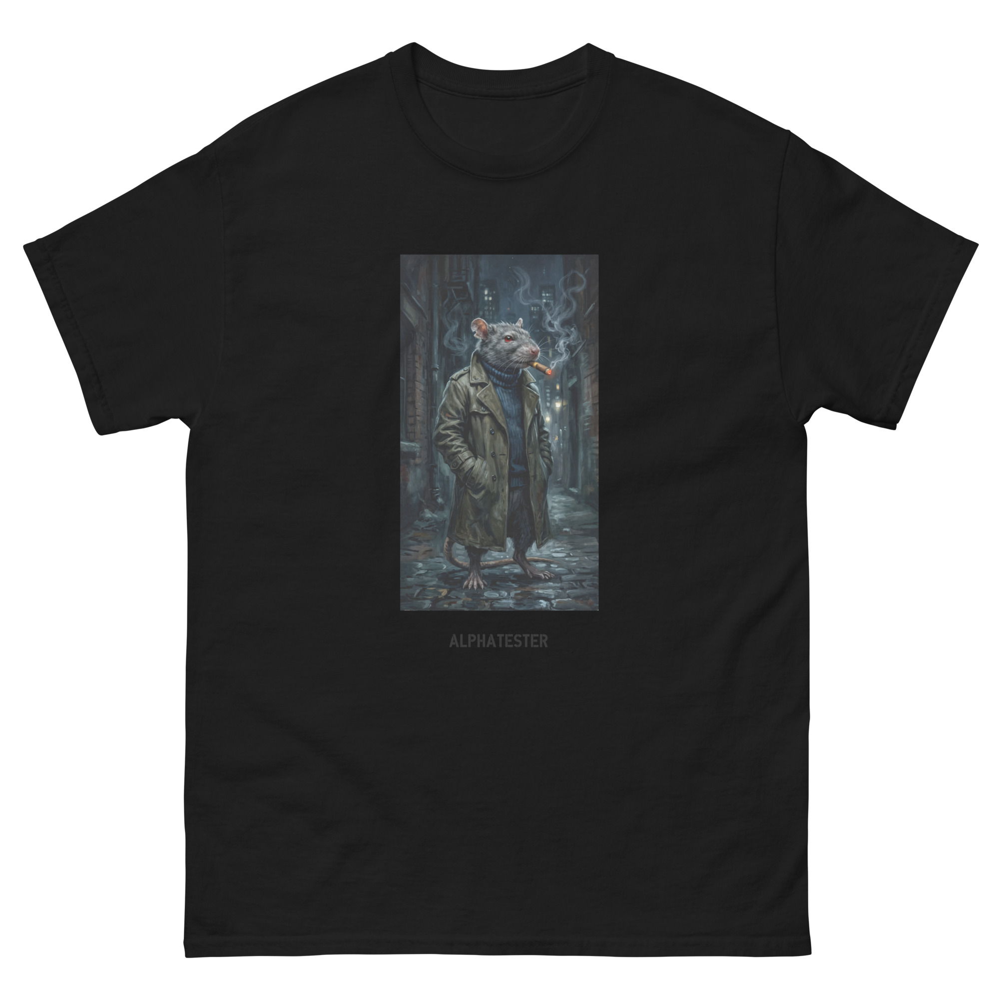 ALPHATESTER detective mouse T-Shirt – Bild 2