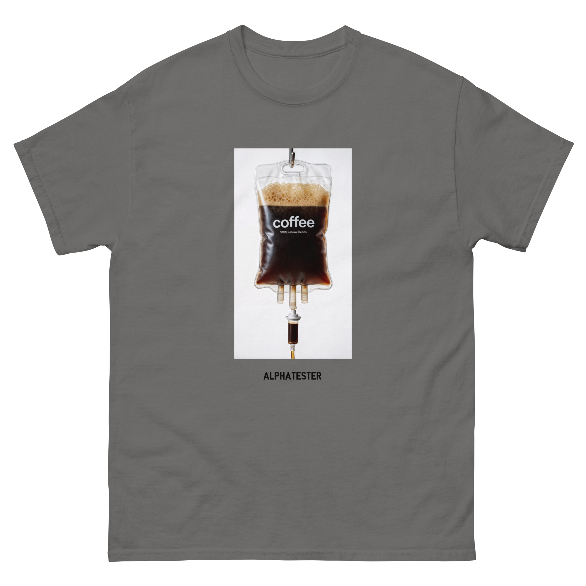 ALPHATESTER coffee drip T-Shirt – Bild 4