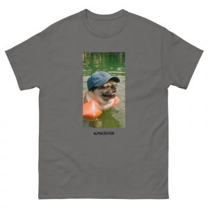 ALPHATESTER swimming pug T-Shirt