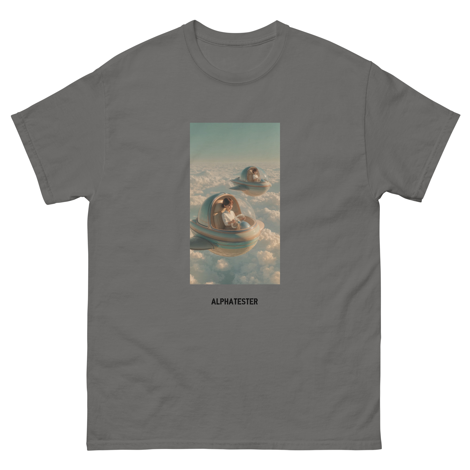 ALPHATESTER over the clouds T-Shirt – Bild 4