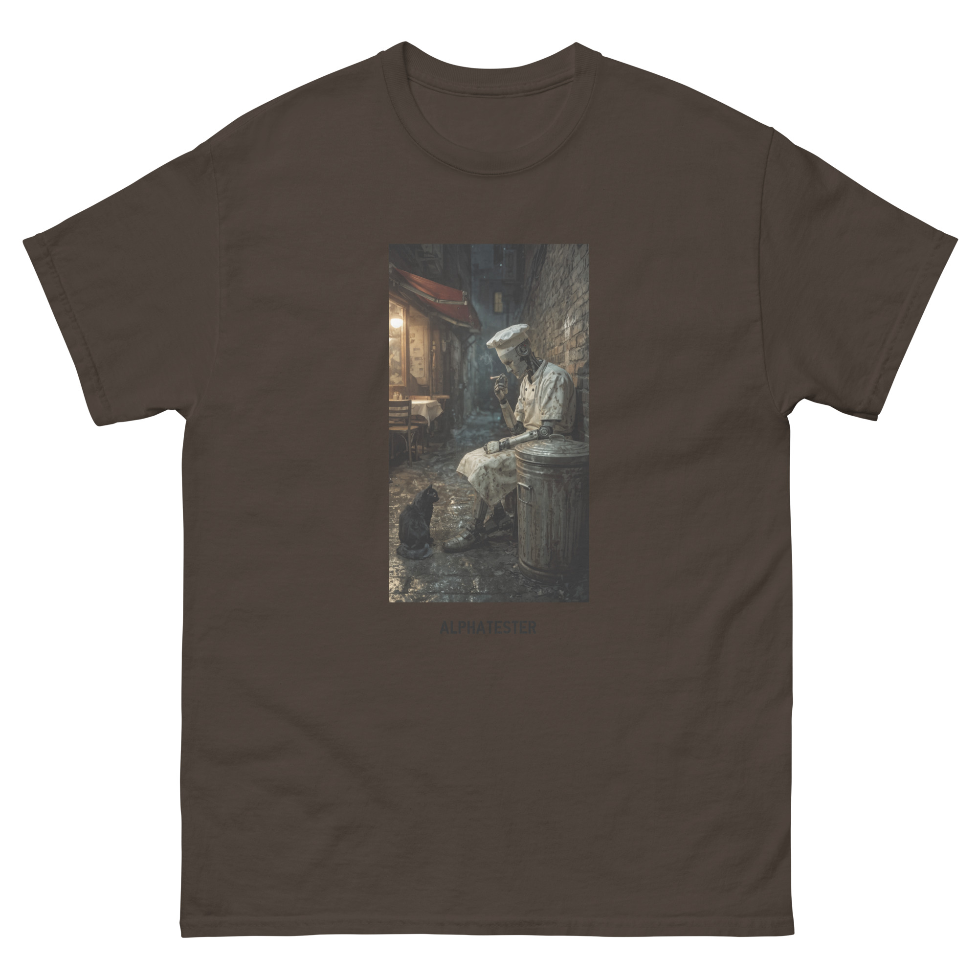 ALPHATESTER sad cook T-Shirt – Bild 3