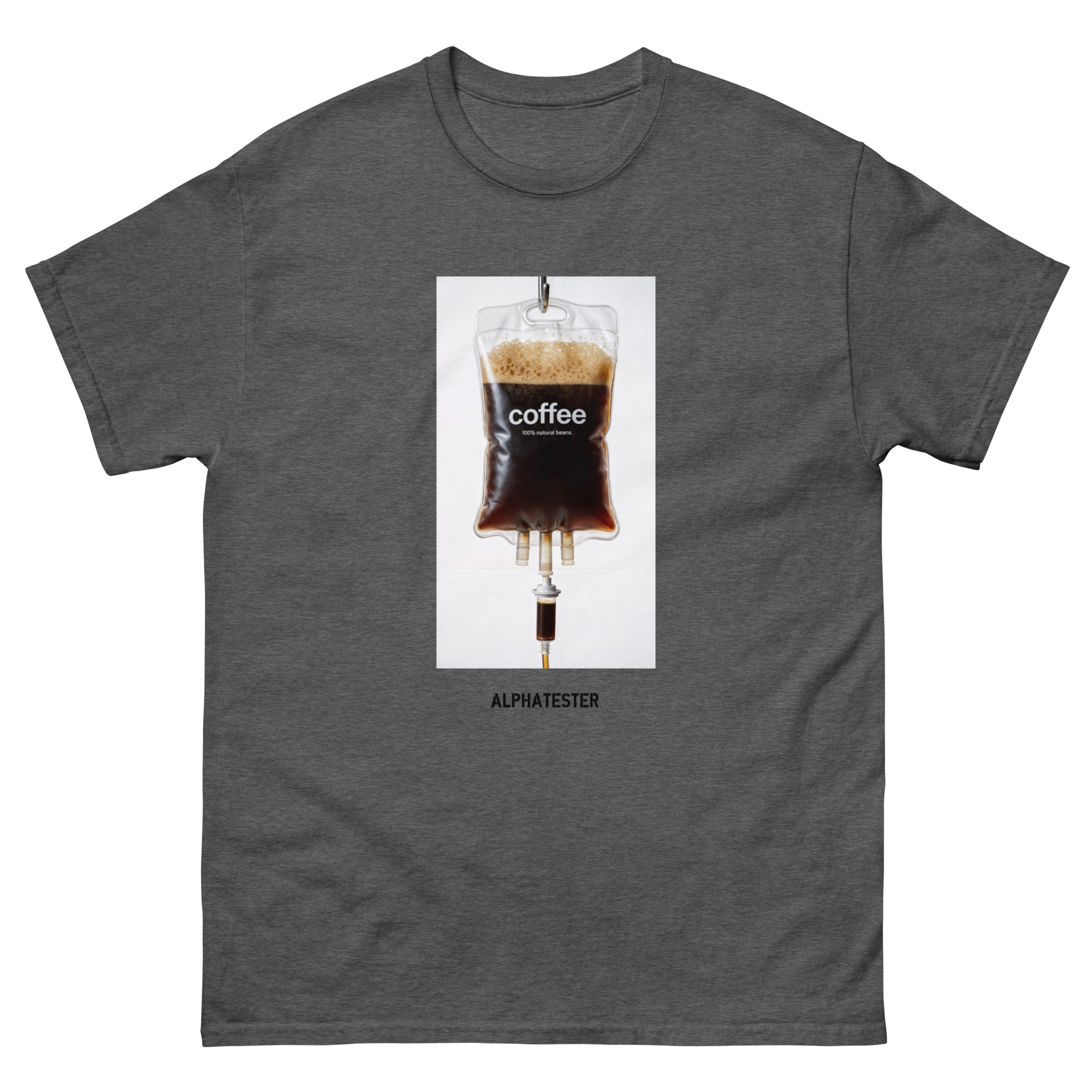 ALPHATESTER coffee drip T-Shirt – Bild 3