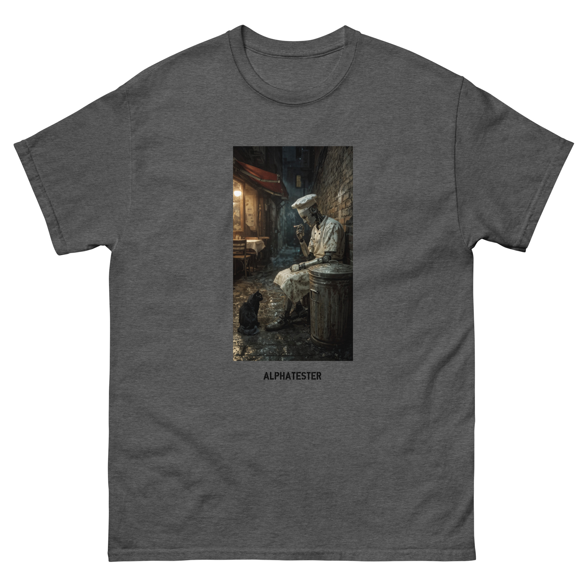 ALPHATESTER sad cook T-Shirt – Bild 4